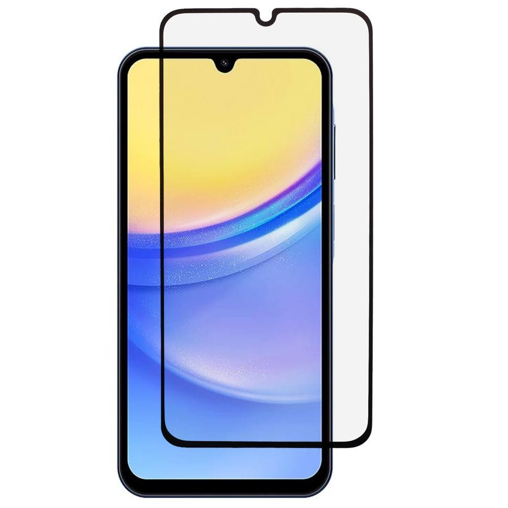 Samsung Galaxy A15 5G - Premium hærdet beskyttelsesglas med komplet dækning