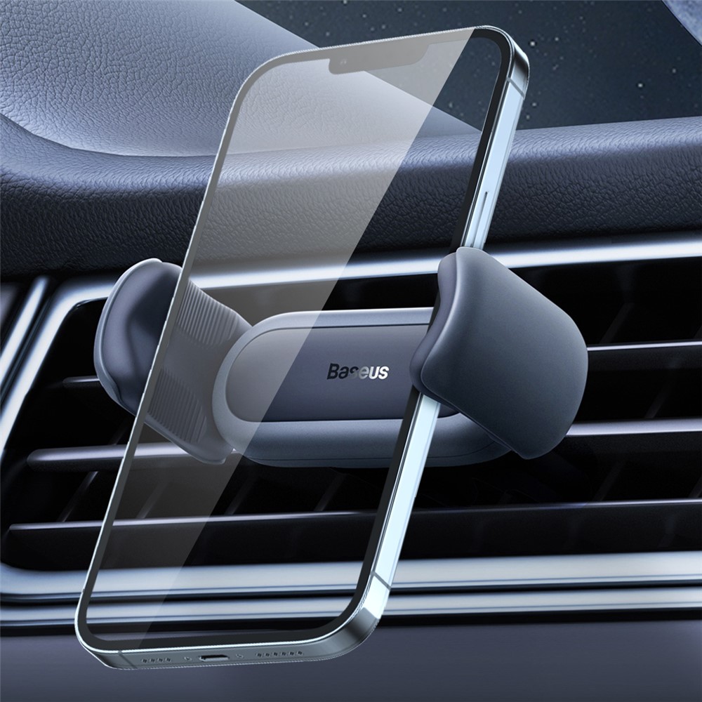 BASEUS Cannon Bilholder til air-vent med fjeder clip - Sort