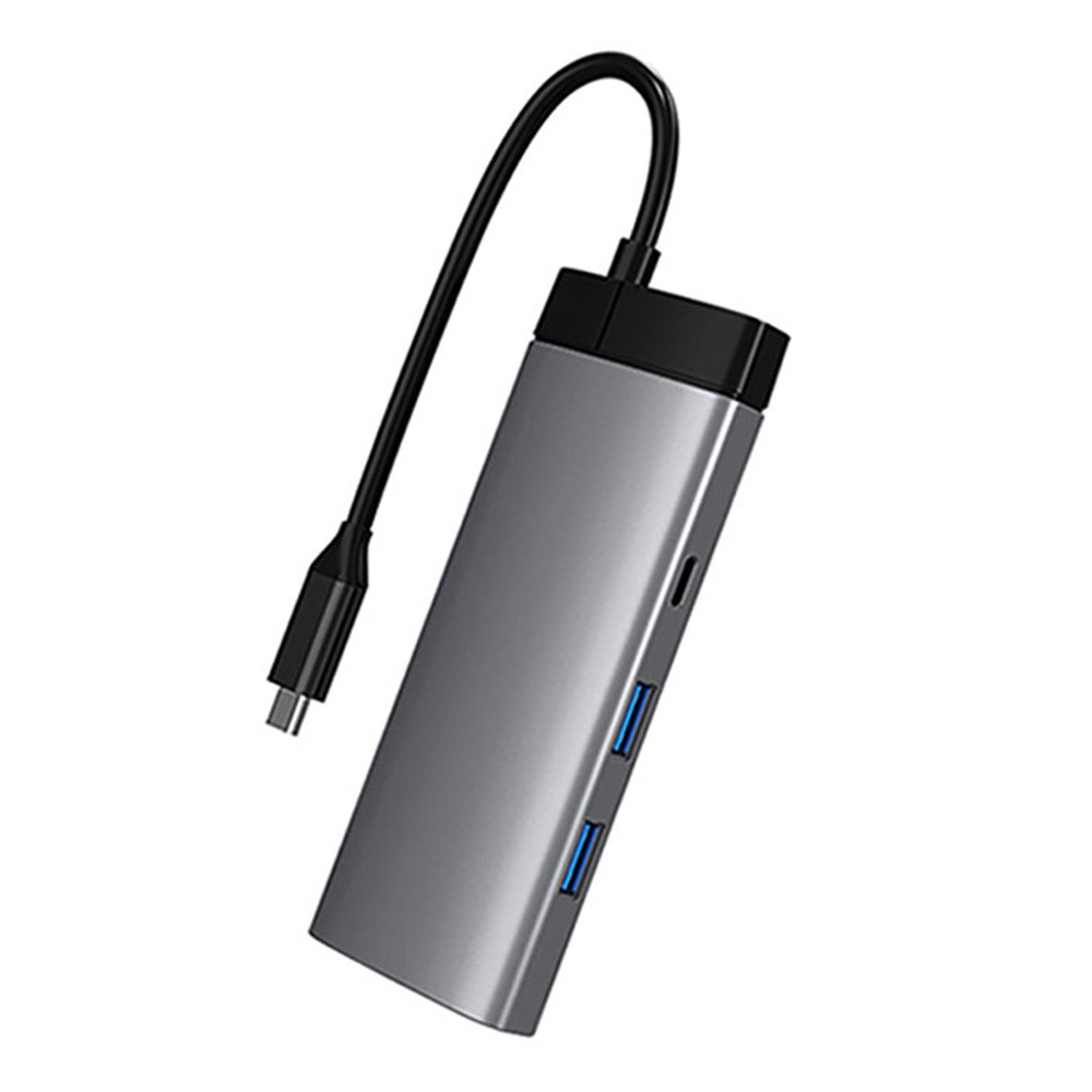 USB-C 7-i-1 Hub - 2xUSB-C / 2xUSB-A / 1x HDMI &kortlæser - til MacBook / Laptop