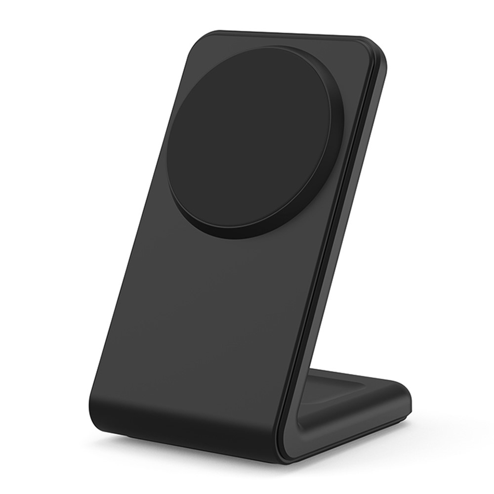 Magnetisk Vertikal 2-i-1 Trådløs Oplader15W - Magsafe kompatibel - Sort