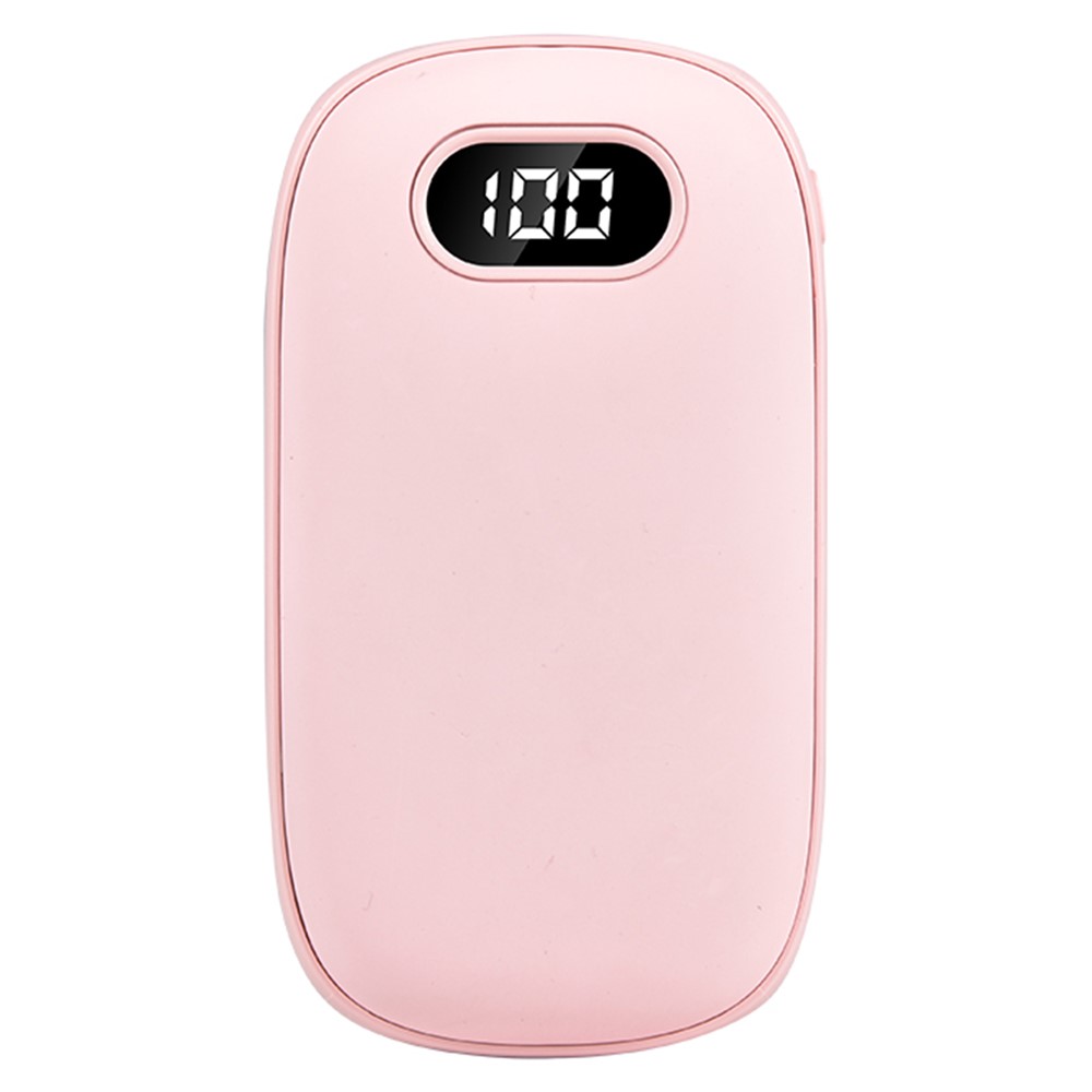 Smart Powerbank 3600mAh med indbygget håndvarmer - Pink