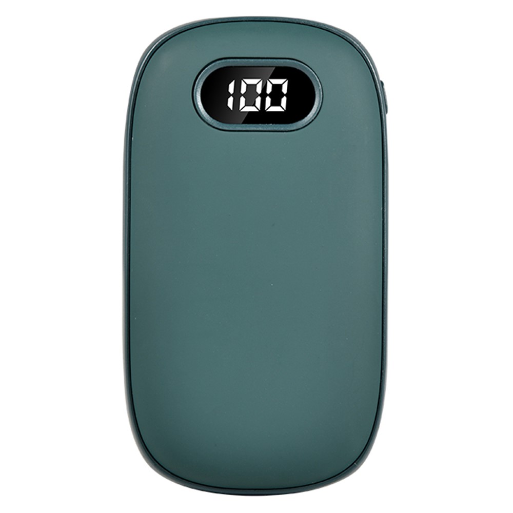 Smart Powerbank 3600mAh med indbygget håndvarmer - Grøn