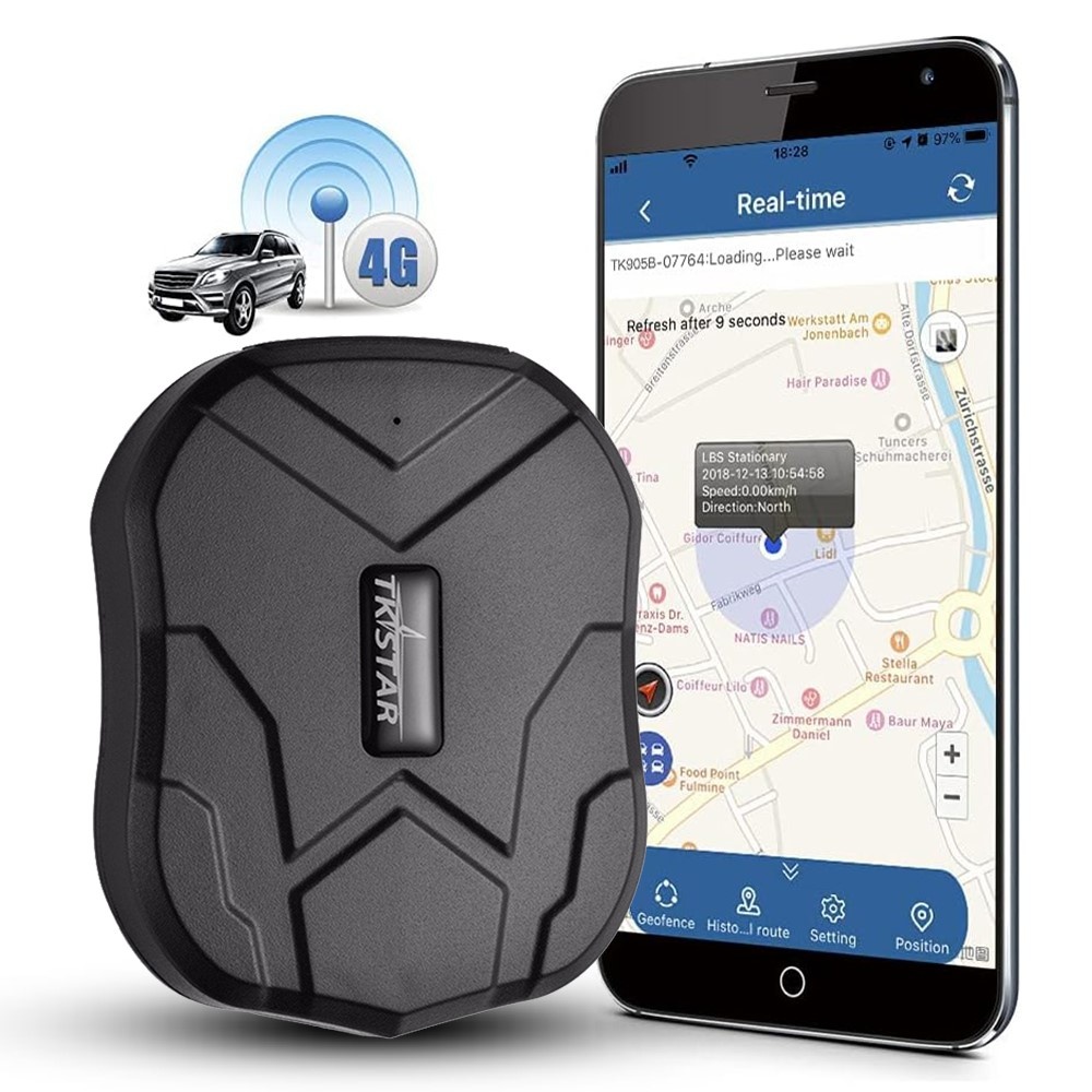 4G GPS Smart Tracker til biler med audio - Magnetisk - 5000mAh batteri