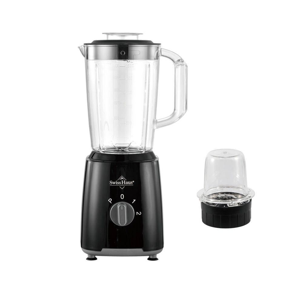 Swiss Haus blender 1.5L / 500W - Basel Premium - Sort