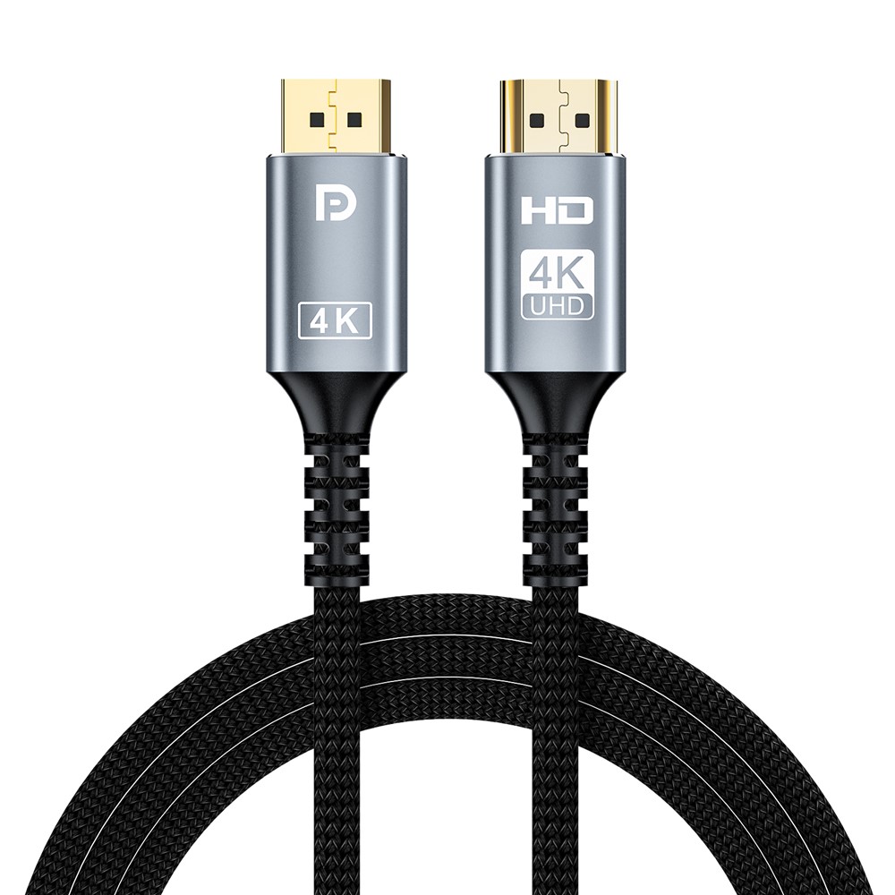 DisplayPort til HDMI kabel 4K UHD 30Hz - til PC/Laptop/Projektor - 1 meter