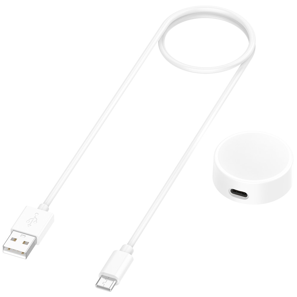 Samsung Galaxy Watch8 / 7 / 6 / 5 /4 /3 - Magnetisk trådløs oplader - Hvid