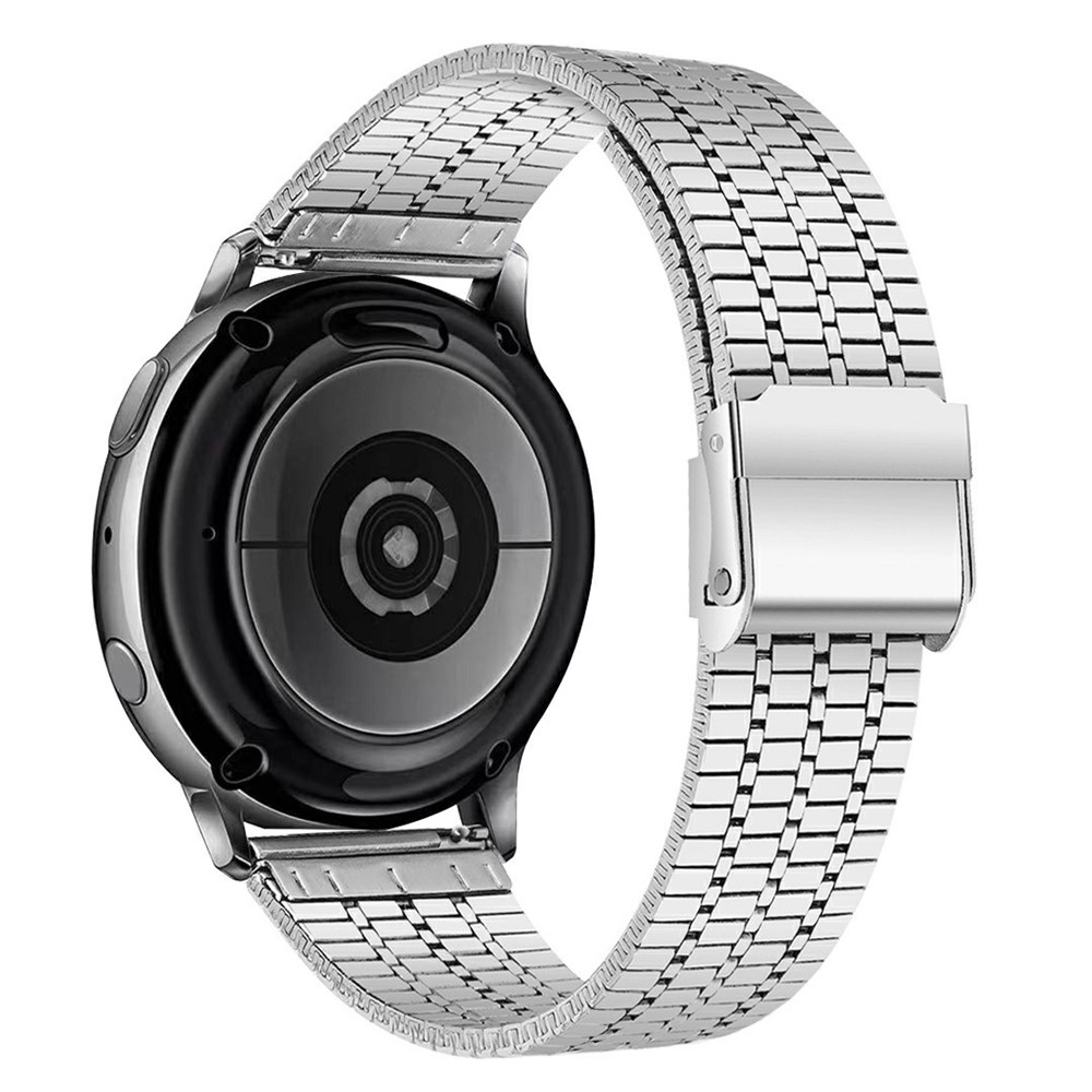 Samsung Galaxy Watch7 /6 /5 / FE - 44/40mm - Urrem i rustfrit stål - til håndled 130mm-210mm - Sølv