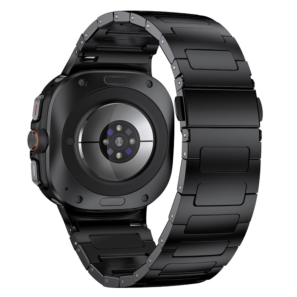 Samsung Galaxy Watch8 44/40 / 8 Classic 46mm - Urrem i rustfrit stål - til håndled 140mm-215mm - Sort