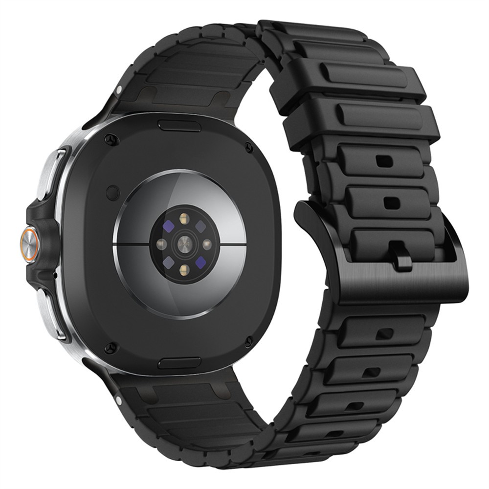Samsung Galaxy Watch8 44/40 / 8 Classic 46mm - Silikone rem - til håndled 139mm-220mm - Sort