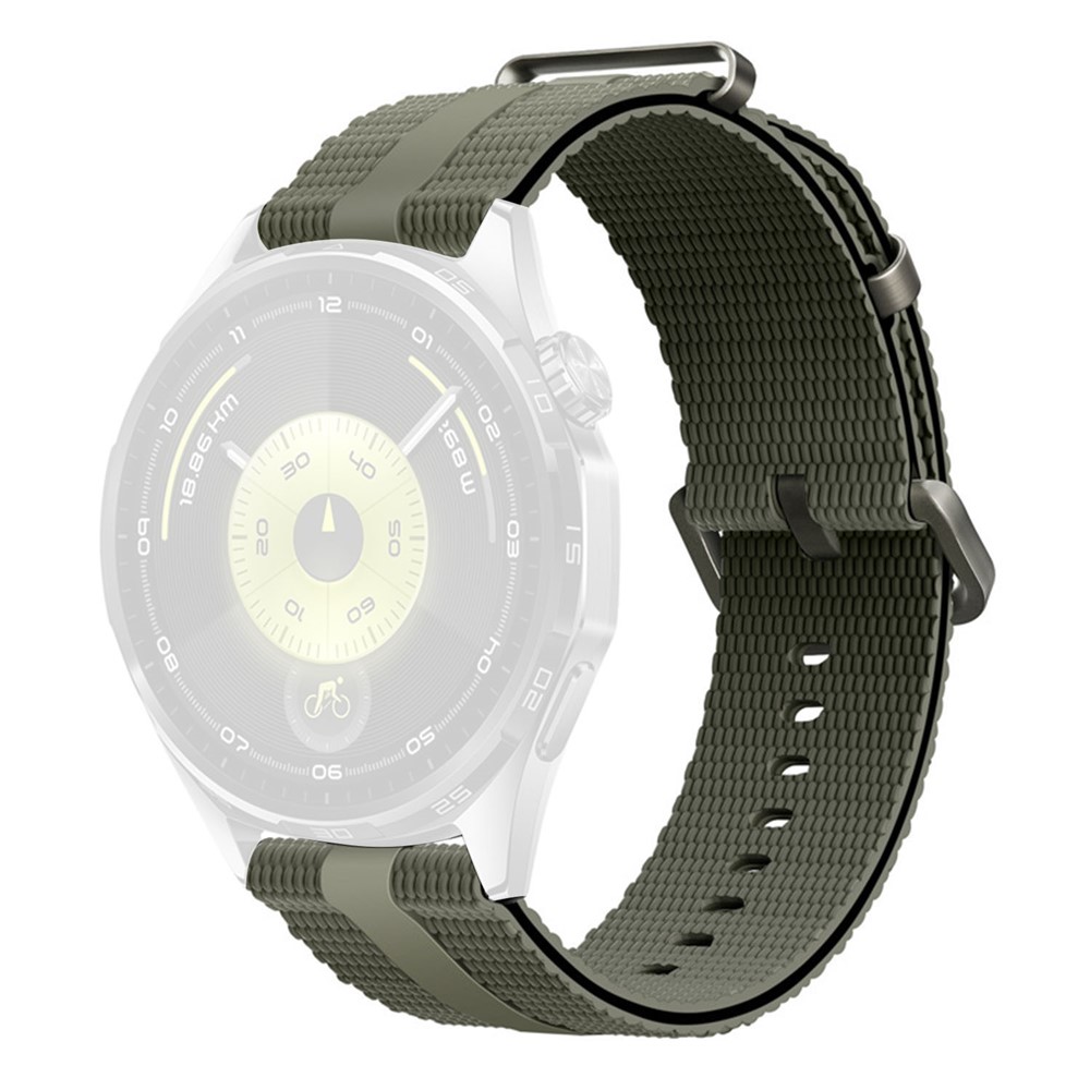 Samsung Galaxy Watch7 /6 /5 / FE - 44/40mm - Sports silikone rem 20mm - til håndled 130mm-210mm - Grøn