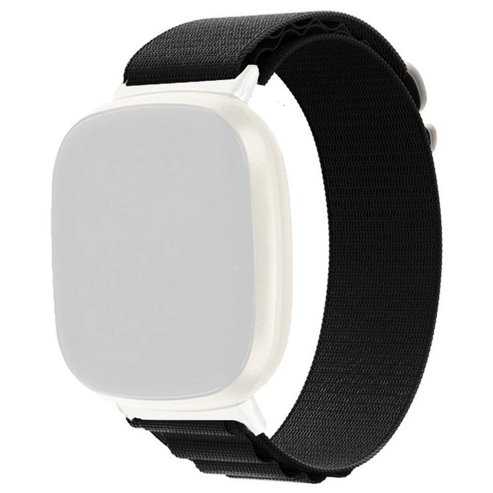 Fitbit Versa 4 / Fitbit Sense 2 - Sports rem i nylon - til håndled 146-215 - Sort