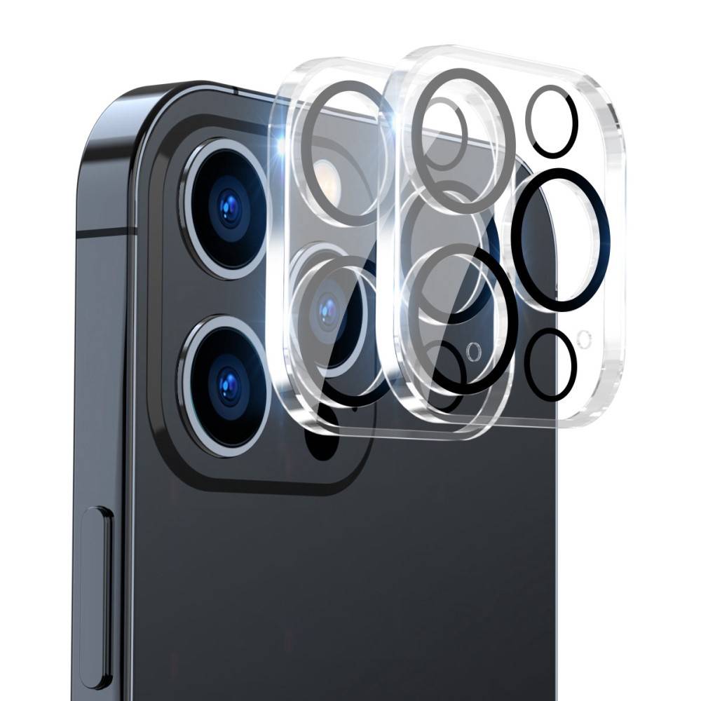 iPhone 14 Pro / 14 Pro Max - ENKAY Hærdet beskyttelsesglas til KAMERALINSE - Sæt med 2 stk.
