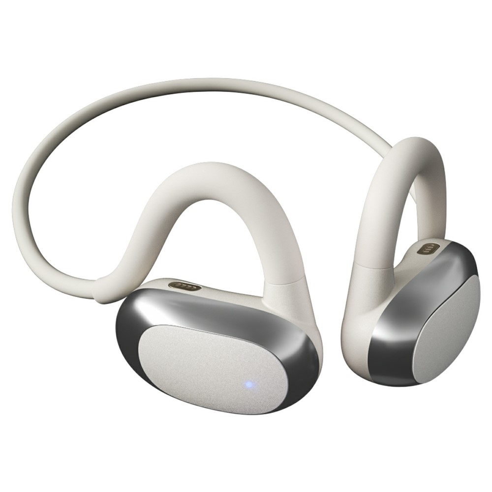 Trådløse Bone conduction høretelefoner - Vandtæt / 360 grader stereo - Hvid