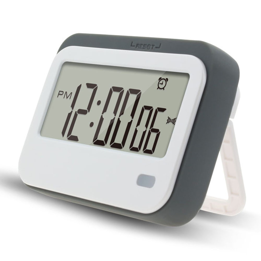 Digitalt køkkenur med timer & stopur - Magnetisk - Grå
