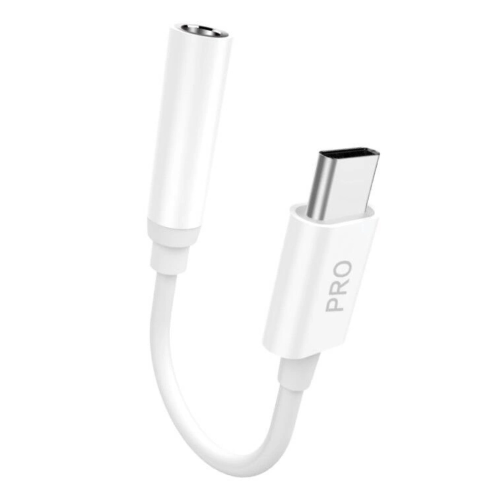 Adapter audio Dudao L16C Pro USB-C do mini jack 3.5 mm
