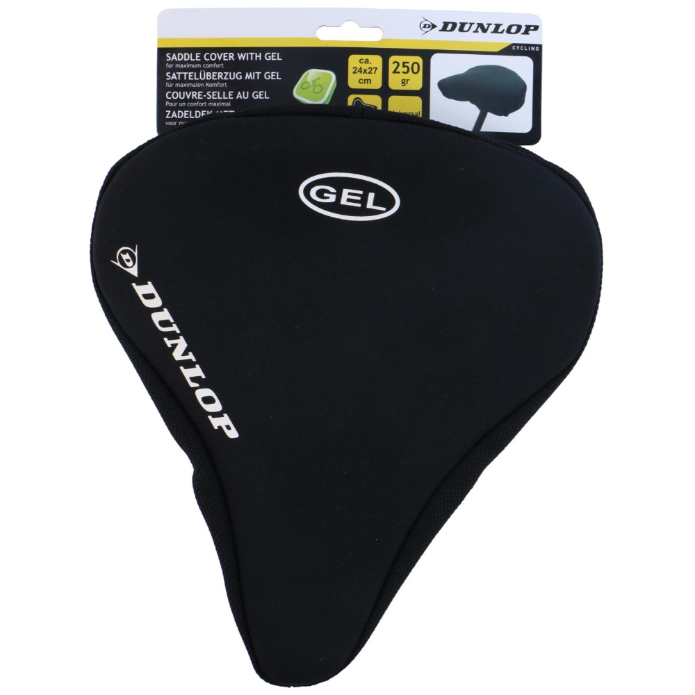 Dunlop cykelsadel-overtræk i gel