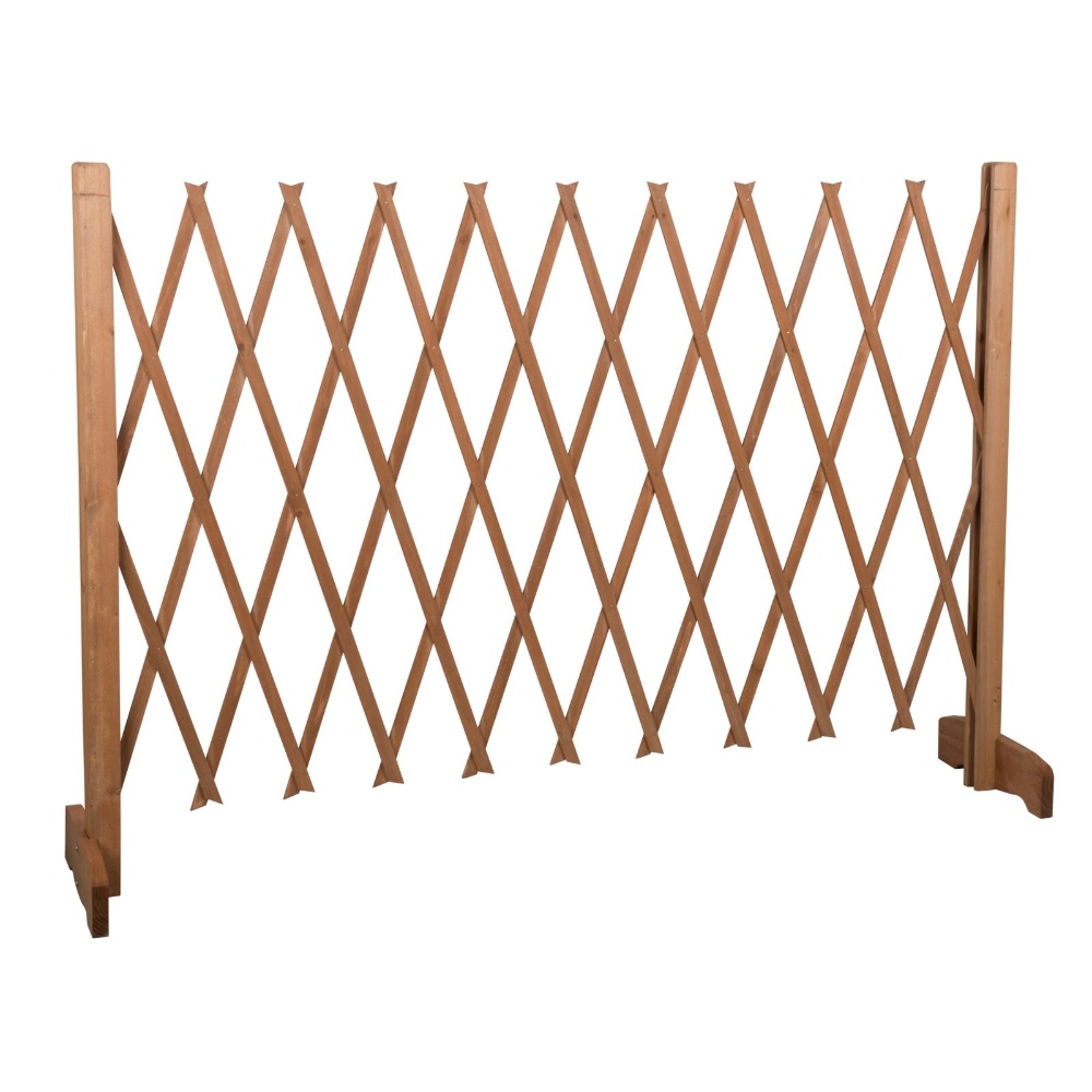 Udtrækkeligt gitter i træ Til hunde/kæledyr – 90x30-117cm
