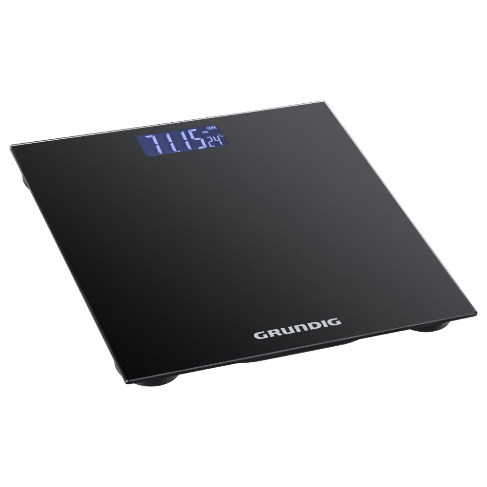 Grundig digital personvægt - max 180 kg - Sort