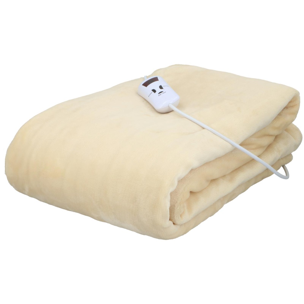 Alpina Elektrisk tæppe - 10 indstillimger - 130 x 180 cm / 180W - Beige