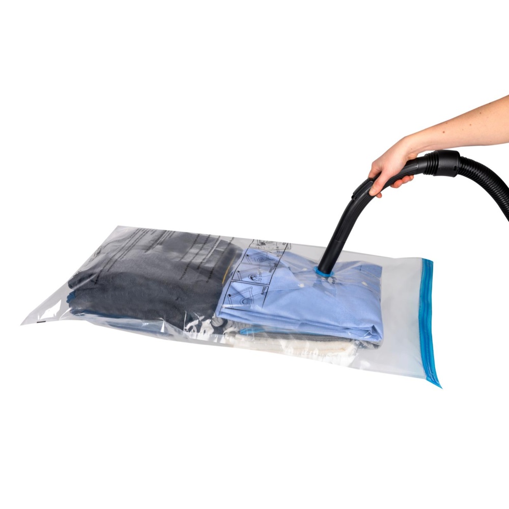 Alpina tørrestativ til tøj – vakuumopbevaringspose – 130x74 cm og 86x50 cm