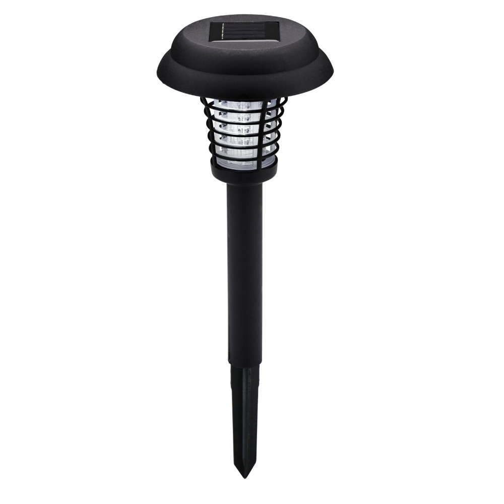 Grundig Led solcellelampe på spyd med UV mygge / insektdræber