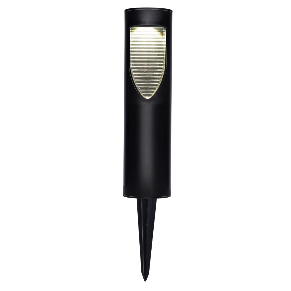 Grundig LED Solcelle havelampe - Varm hvid - Sort