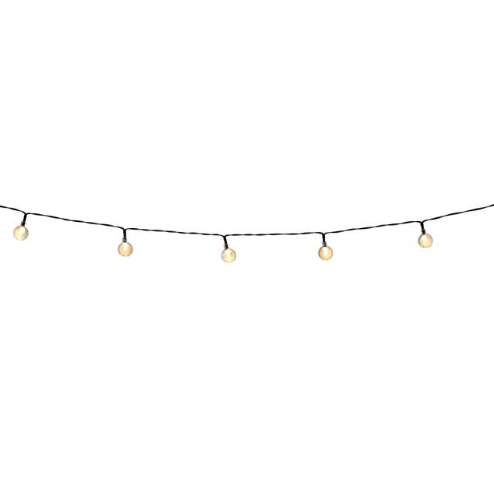 Grundig LED solcelle lyskæde 50xLED - med fjernbetjenning - Varm hvid - 9.35m