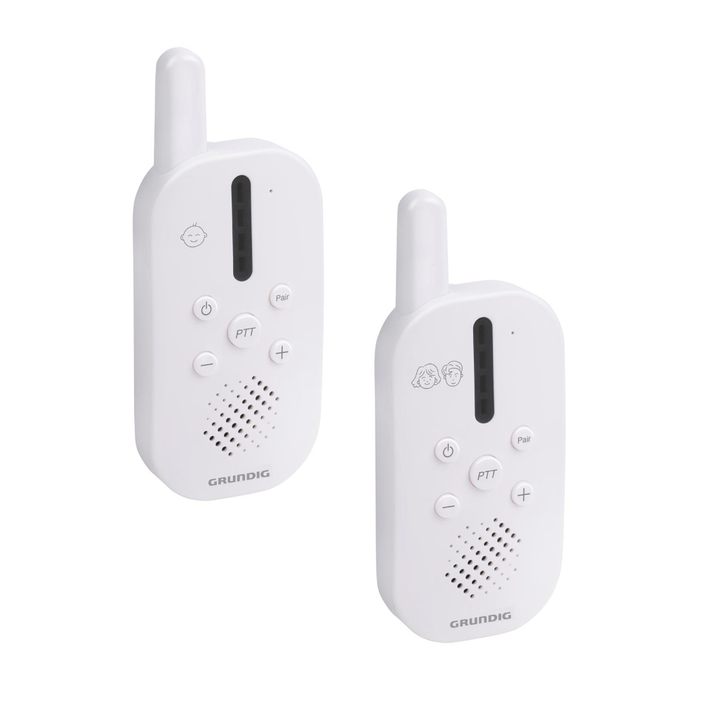 Grundig Trådløs Baby alarm 150m rækkevidde - 2-vejs kommunikation