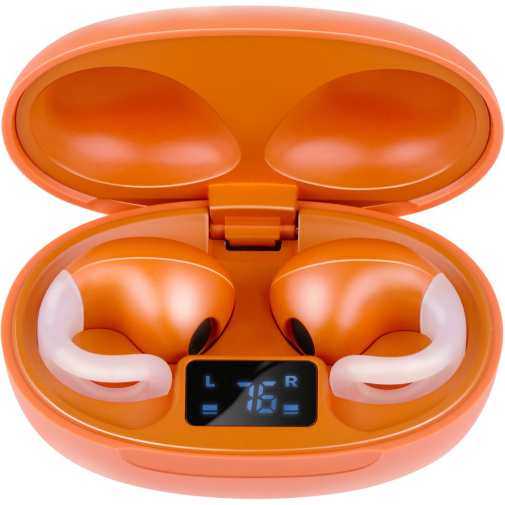 Grundig TWS Trådløse Earbuds med clip-on fit - Orange