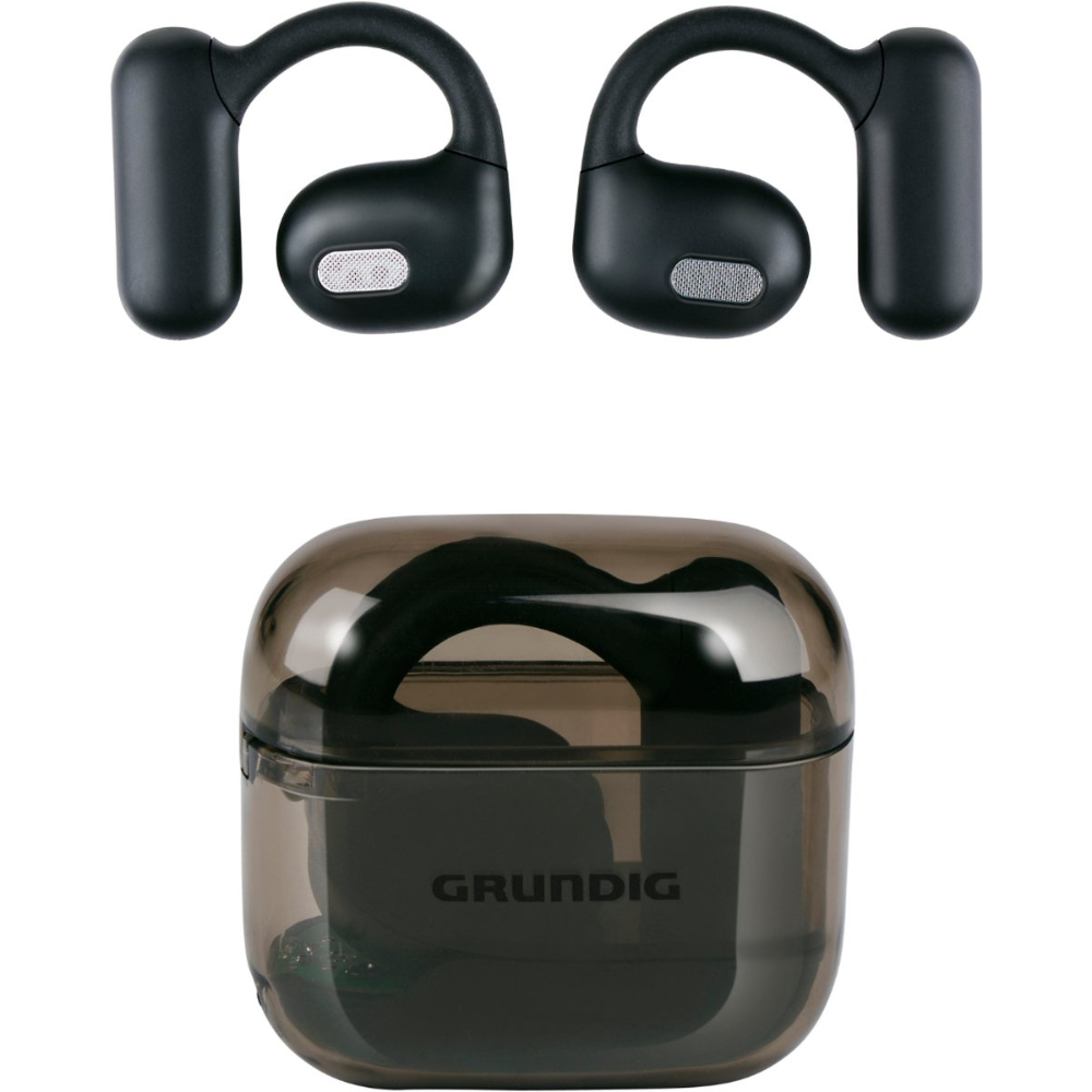 Grundig OWS Bleutooth Høretelefoner med opladeretui - Sort