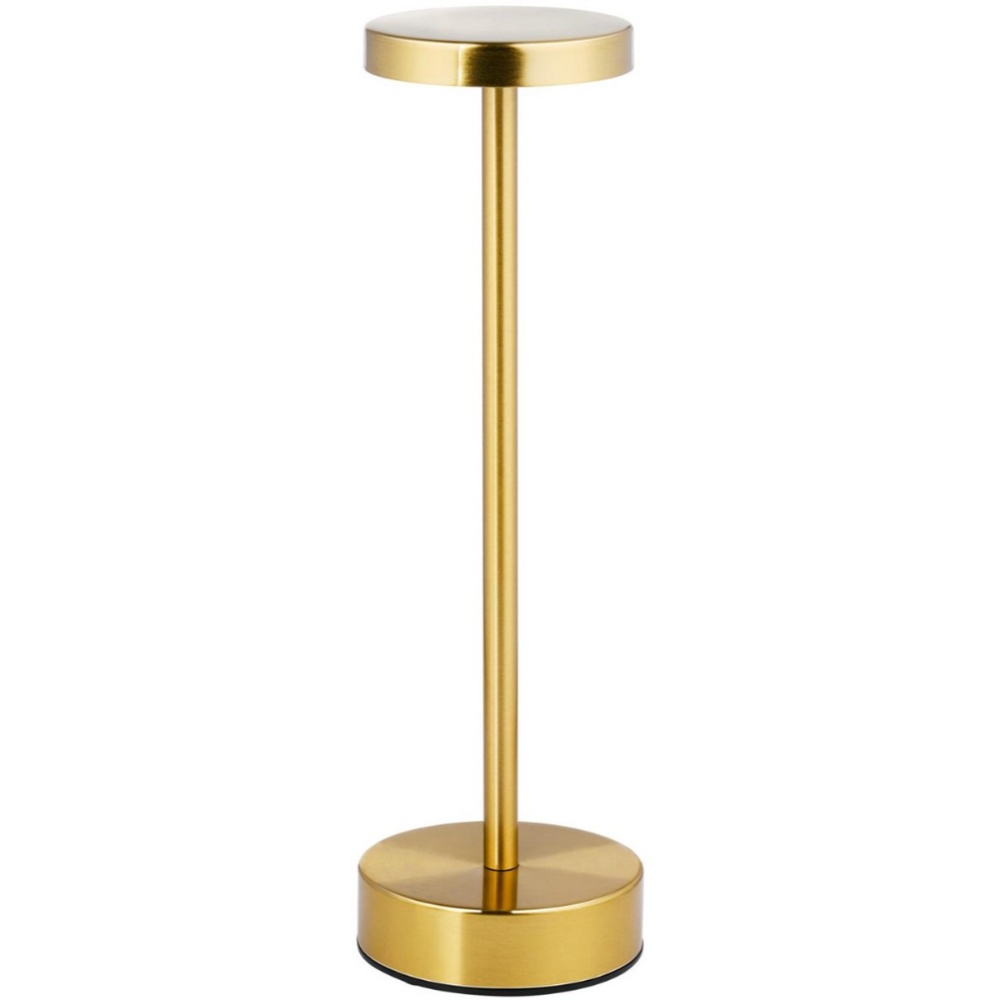 Grundig trådløs LED bordlampe H: 29,5cm - Genopladelig - Guld