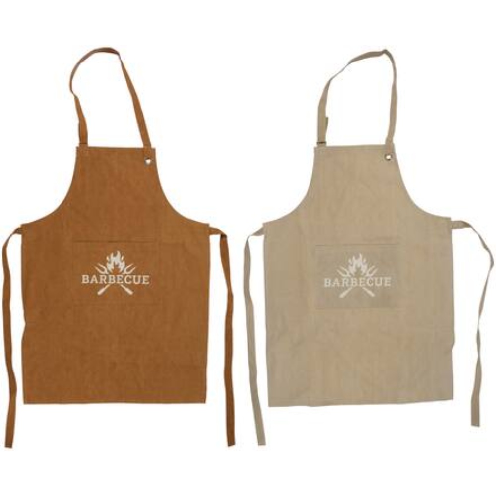 Alpina BBQ forklæde 84x60cm - ass. Farve Brun / Beige