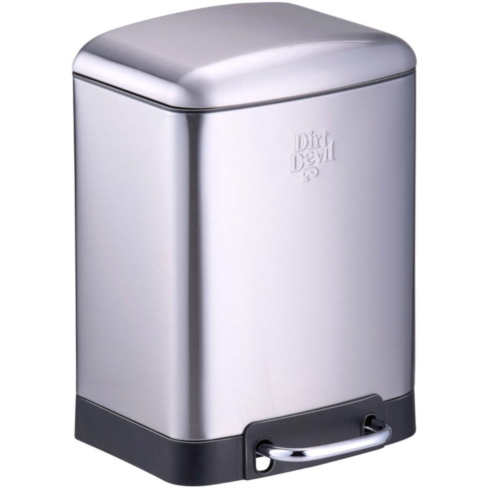 Dirt Devil Pedalspand i rustfrit stål m/ softclose 6L / H:32,5 cm