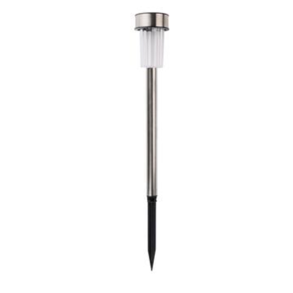 Grundig Solcelle LED havelamper H: 36cm - Rustfrit stål - 10 stk.