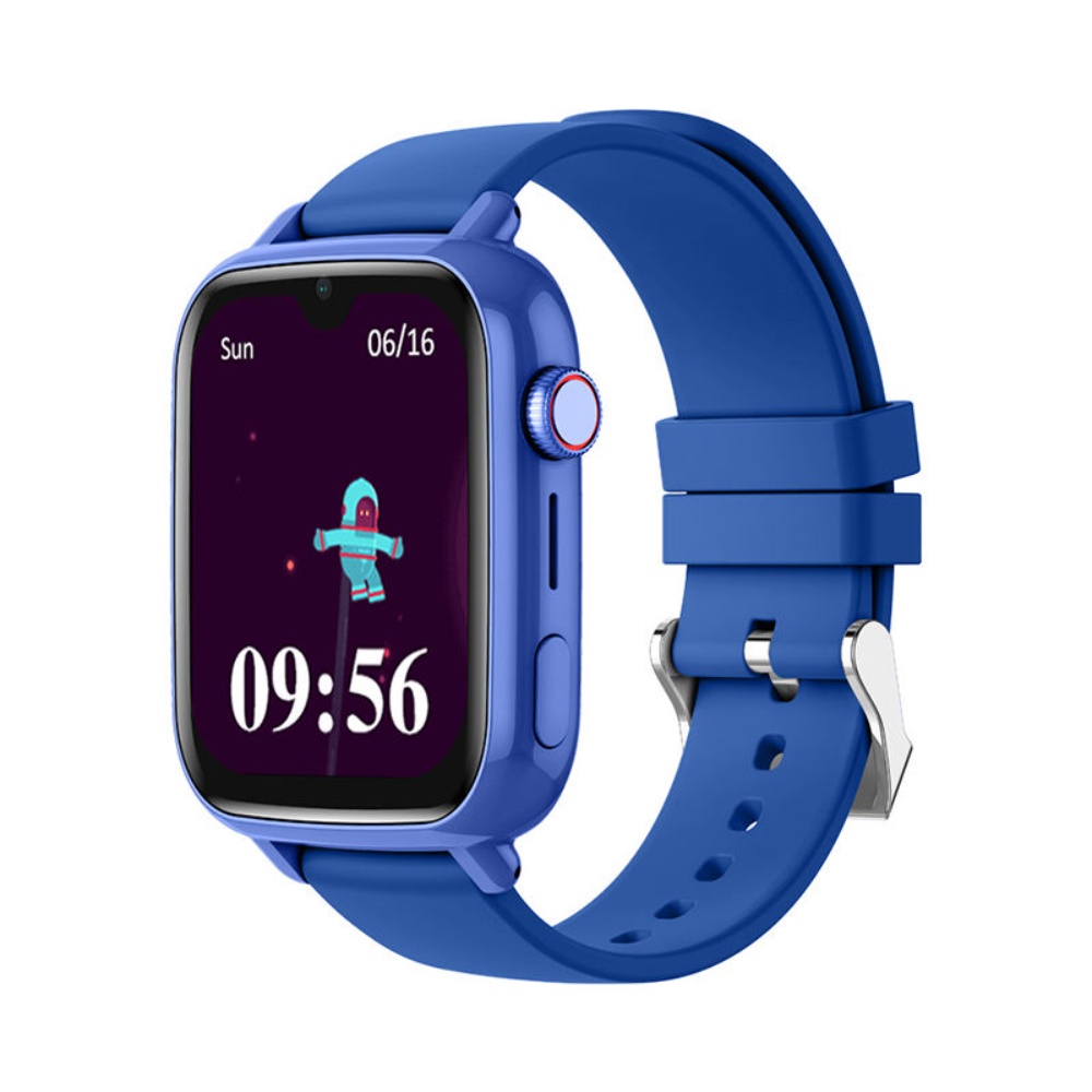 Northfjords 4G smartwatch til børn - GPS / SOS / WIFI / SPIL / KAMERA - Blå
