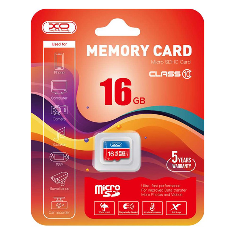 XO 16GB Micro SDHC kort Hukommelseskort/memory kort Class 10