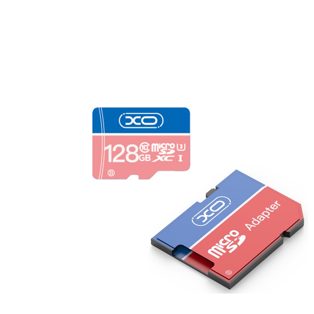 XO 128GB Micro SDXC Hukommelseskort inkl. SD kort Adapter