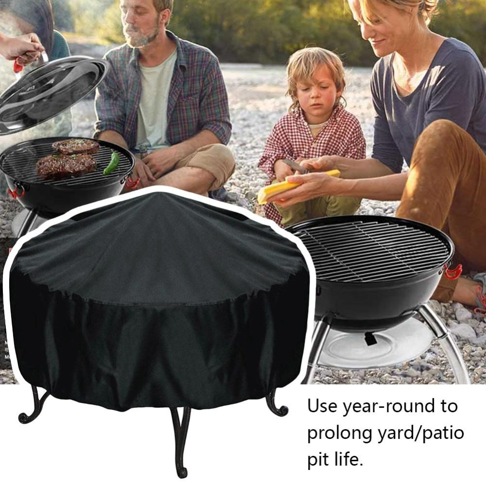 Overtræk til Grill - 85X40cm - Vandtæt - UV beskyttelse - Sort