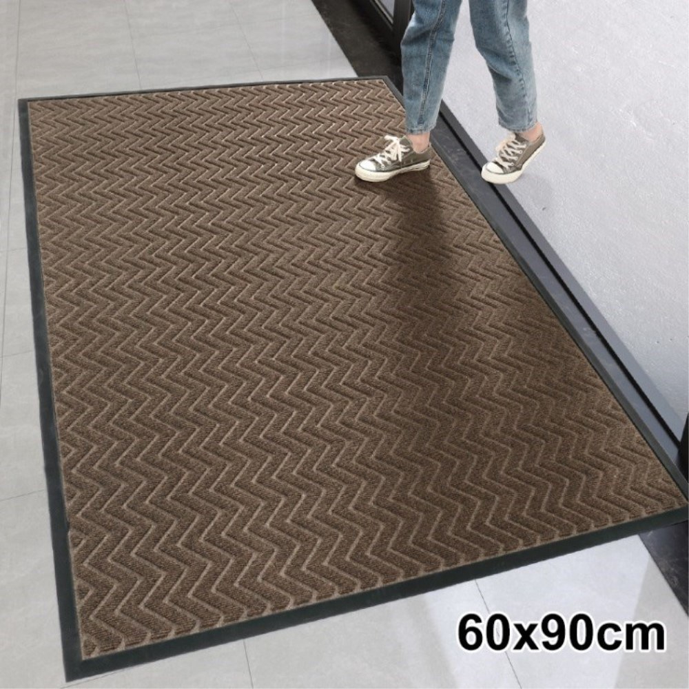 Premium Dørmåtte 60x90 cm - Non-slip - Beige/Brun