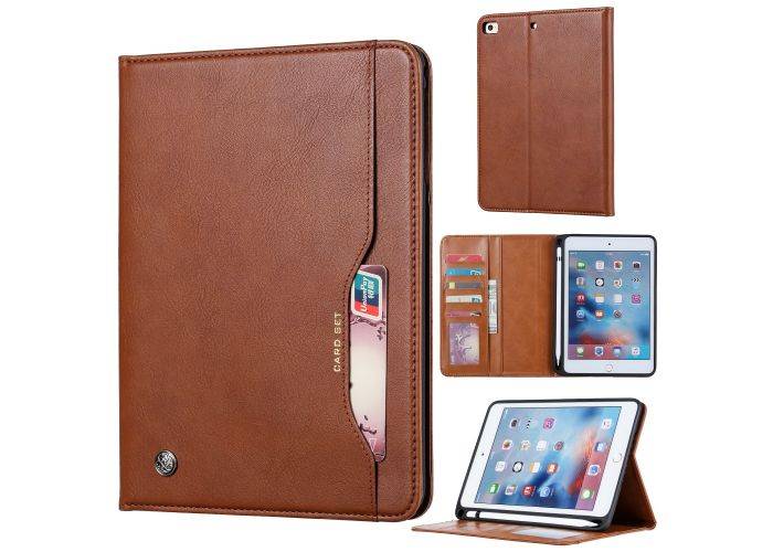 iPad mini 5 (2019) / mini 4 - Læder cover / taske - Brun
