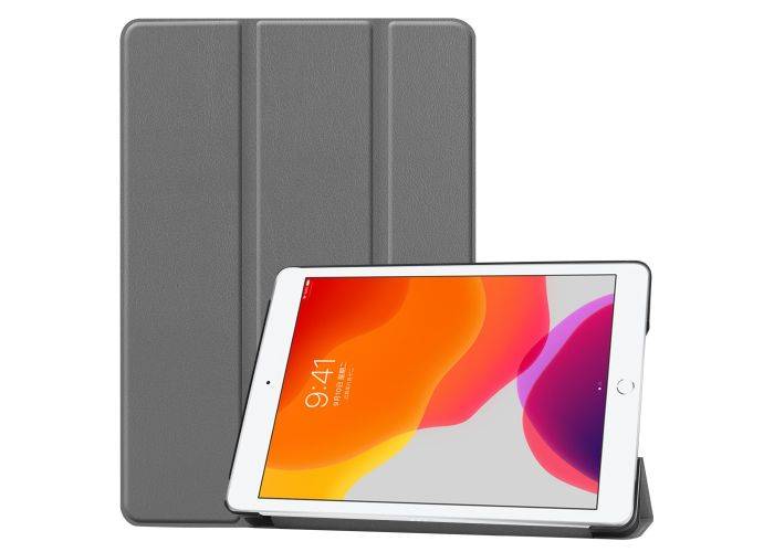iPad 10.2 (2019/2020/2021) - Tri-Fold smart læder cover - Grå