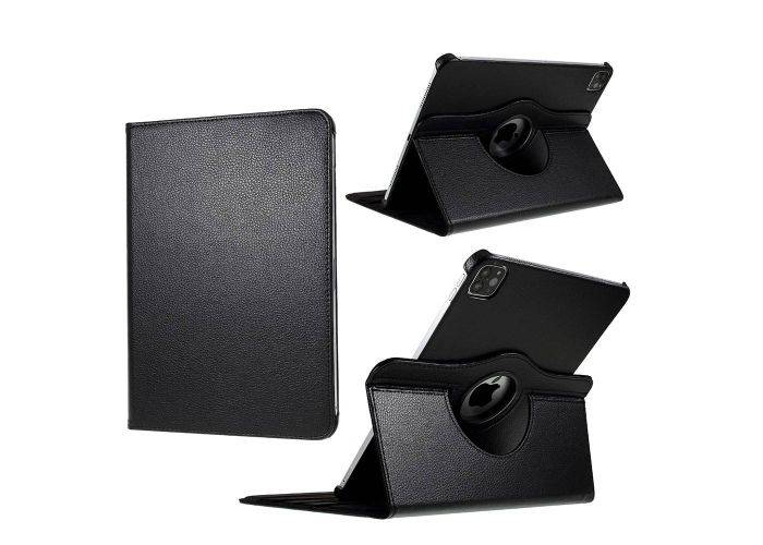 iPad Pro 12.9 (2020/2018) - Læder cover 360 grader roterbar - Sort