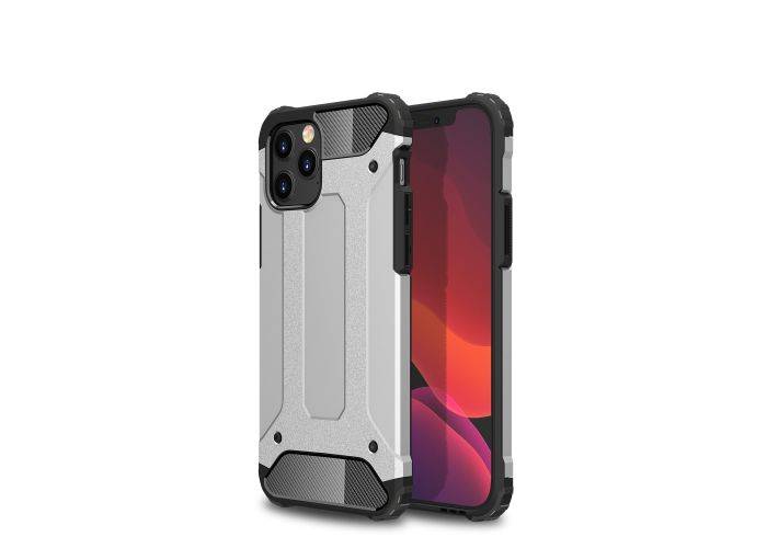 iPhone 12 Pro Max - Armor Guard Hybrid cover - Sølv