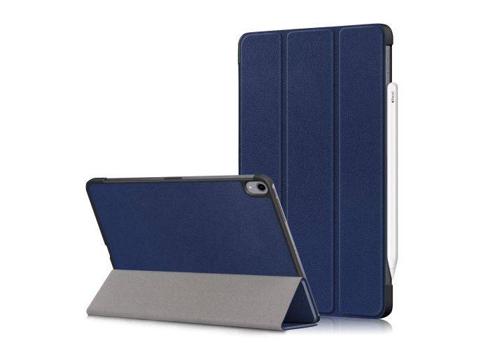 iPad Air 11 (2024/2025/2026) / Air 10.9 (2022/2020) - Tri-Fold læder cover m/wake up/sleep - Blå