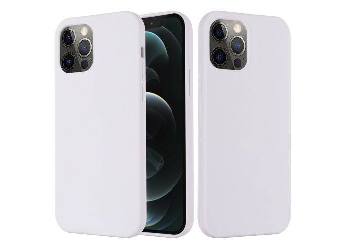 iPhone 12 Pro Max - Azmaro Silikone magsafe cover - Hvid