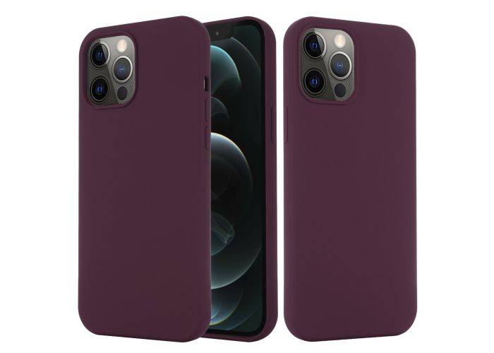 iPhone 12 Pro Max - Azmaro Silikone magsafe cover - Vinrød