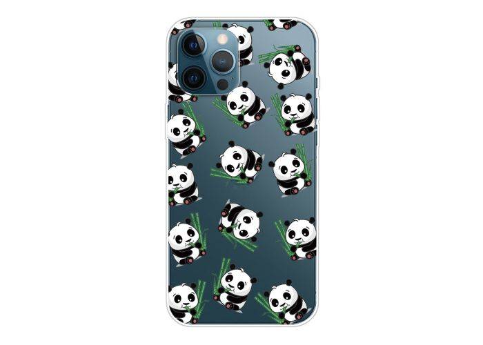 iPhone 13 Pro - Gummi cover - Printet design - Pandaer & Bambus