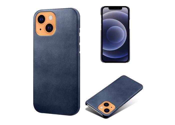 iPhone 13 - KSQ slim læder Hard cover - Blå