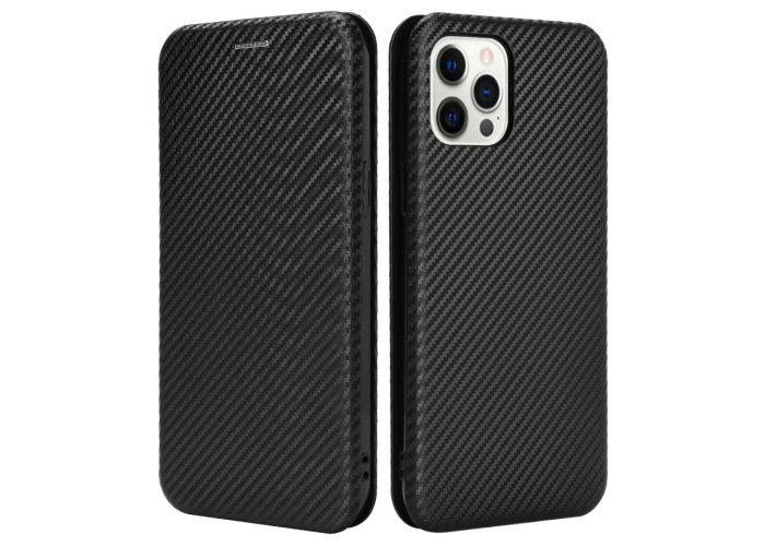 iPhone 13 Pro Max - Flip cover med kortholder - aftagelig kickstand - Sort