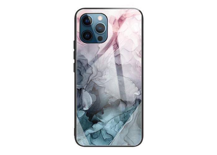 iPhone 13 Pro Max - Hybrid cover m/ Bagside af hærdet glas - Style A